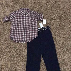 Ralph Lauren dress shirt and slacks